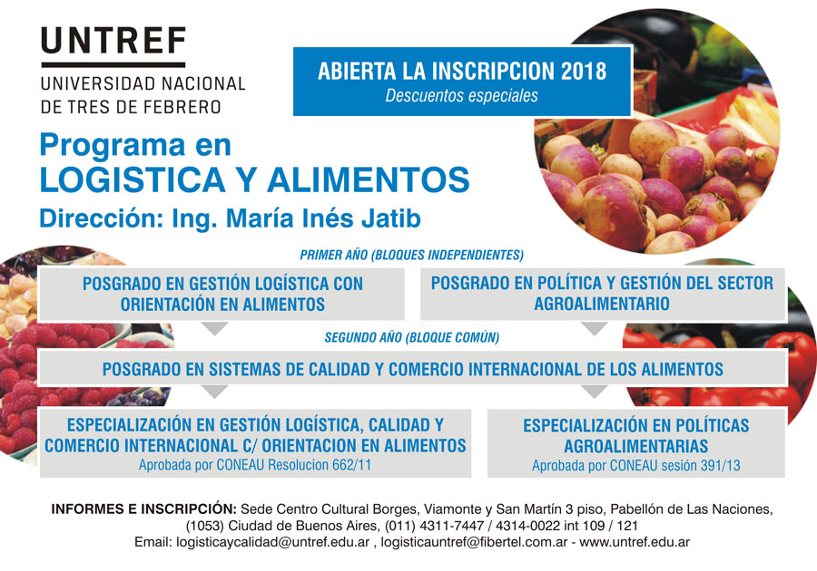 Programa en Logistica y Alimentos - UNTREF