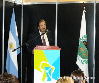 Rodolfo Fiadone, director de Webpicking, fue el moderador de las conferencias