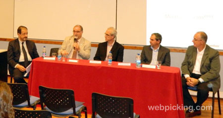 Rodolfo Fiadone, Luis ulla, Daniel Palacios, Daniel Blanco y Carlos Quattrini