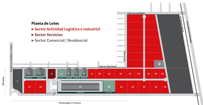 Diagrama de la planta completa de Norlog