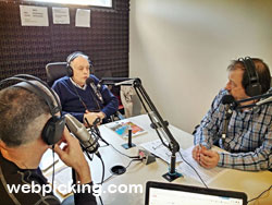 Juan Pablo Martínez con Fabio Contino y Rodolfo Fiadone